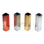 Equal Volume Metal Squares, Set of 4